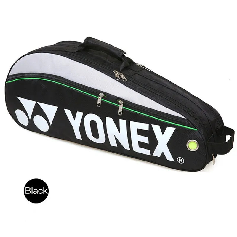 Yonex Badminton Bag Max for 3 Rackets with Shoes Compartment Shuttlecock Racket Sports Bag 